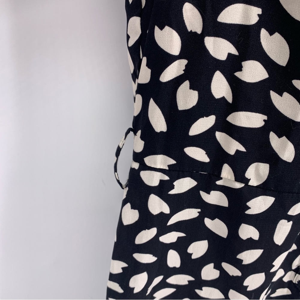 FRNCH Paris 'Mabel Jumpsuit black n cream neutral Pantsuit button up size Small - Picture 6 of 9